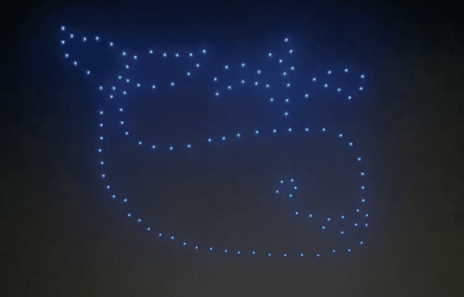 White Flea Market Rehearsal – Event rehearsal drone light show in Surat, Gujarat